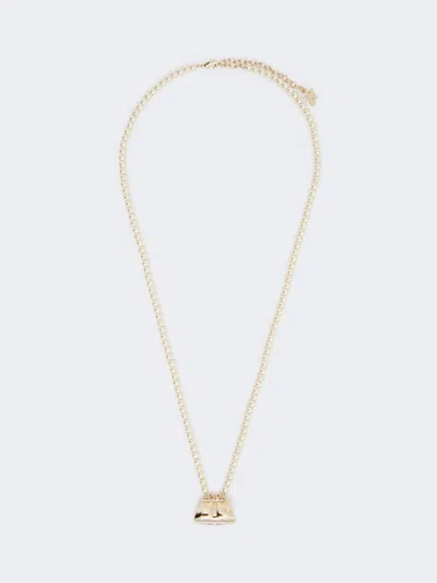 Max Mara Pasticcino-pendant Choker Necklace In Gold