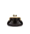 Max Mara Pasticcino Spanish Heritage Small Brown Clutch In Brown