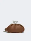 Max Mara Pastry Bag Woman Leather In Brown