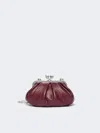 Max Mara Pastry Bag Woman Red Purple In Burgundy