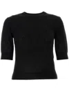 Max Mara Black Silk Blend Patrick Sweater In Black