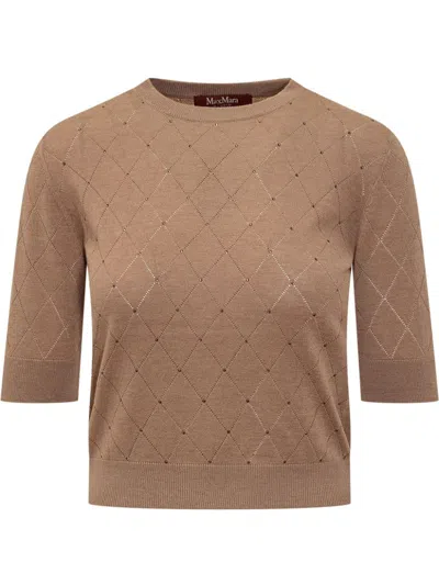 Max Mara Patrik Top In Brown