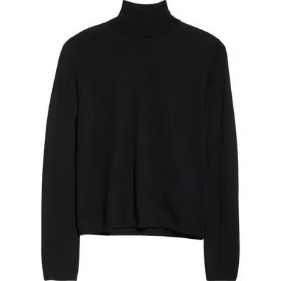 Max Mara Patroni Cashmere Turtleneck Sweater In Black