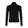 Max Mara Patroni Striped Turtleneck Sweater In Beige