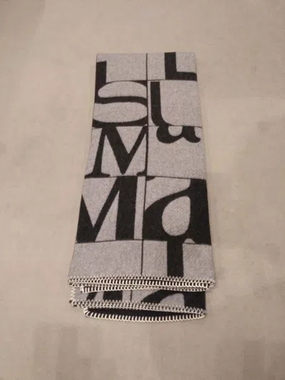 Max Mara Pattern Scarf In Nude