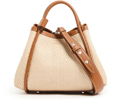 Max Mara Pattern Shoulder Bag In Nude