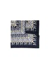 Max Mara Silk Printed Square Scarf In Black