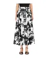 Max Mara Maxi Long Skirt In Black