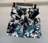 Max Mara Pattern Skirt In Black