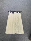 Max Mara Pattern Skirt In Nude