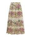 Max Mara Pattern Skirt In Nude
