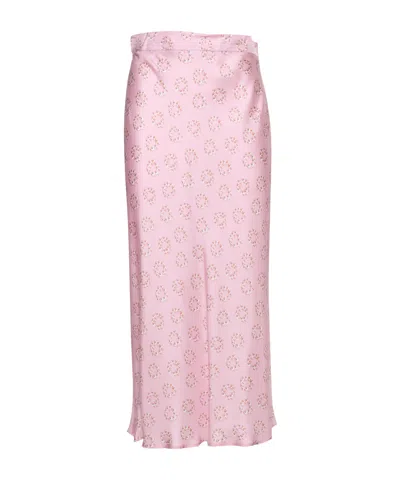 Max Mara Pattern Skirt In Pink