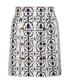 Max Mara Pattern Skirt In White