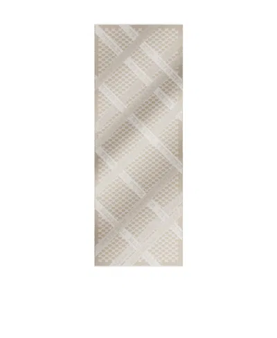 Max Mara Wool, Cotton And Silk Stole In Turtledove