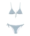 Max Mara Patterned Bikini Set In Blue