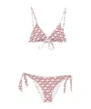 Max Mara Patterned Bikini Set In Multi