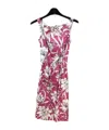 Max Mara Patterned Dress In Multi
