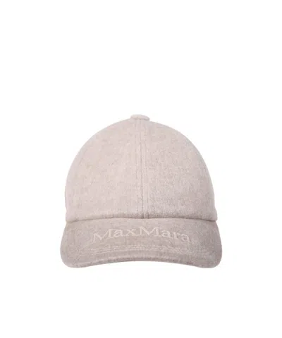 Max Mara Patterned Hat In Gray