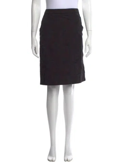Pre-owned Max Mara Patterned Knee-length Skirt In Multi