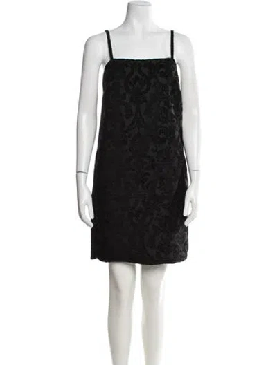 Pre-owned Max Mara Patterned Mini Dress W/ Tags In Multi