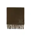 Max Mara Patterned Scarf In Brown