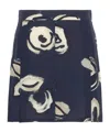 Max Mara Patterned Shorts In Blue
