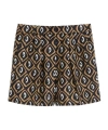 Max Mara Patterned Shorts In Gray