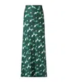 Max Mara Womens Emerald Recital Floral-print Silk Maxi Skirt In Green
