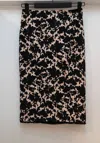 Max Mara Patterned Skirt In Black