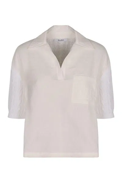 Max Mara Pavidi Linen Polo Shirt