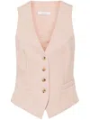 Max Mara Peach Sleeveless Waistcoat