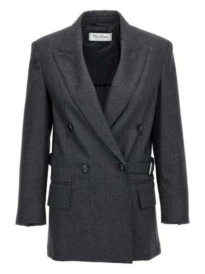 MAX MARA PEAK-LAPEL DOUBLE-BREASTED BLAZER