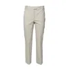 Max Mara Pearl Gray Cotton And Viscose Fairy Pants ' In Neutrals