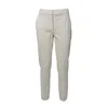 Max Mara Pearl Gray Viscose Blend Pegno Pants In Neutrals