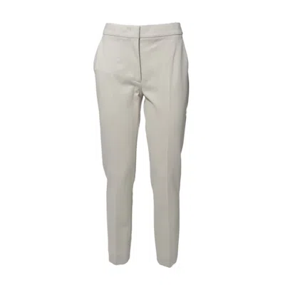 Max Mara Pearl Gray Viscose Blend Pegno Pants In Neutrals