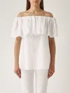 Max Mara Peccati Blouse In Bianco
