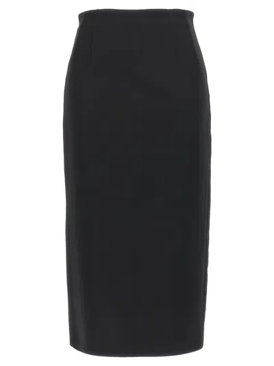 Max Mara Pece Skirt In Blue