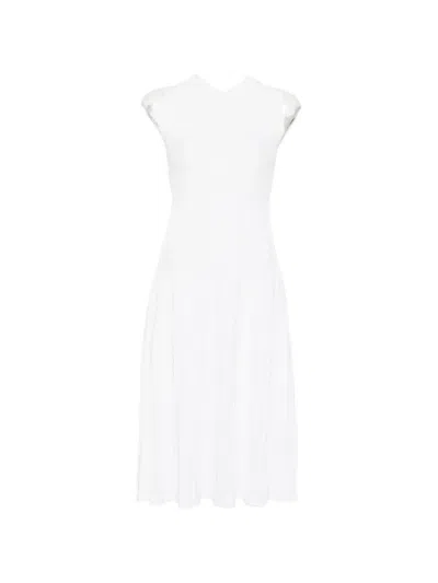 Max Mara Pegizio Ribbed Midi Dress In Multi