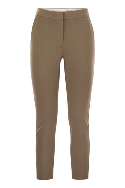 MAX MARA MAX MARA PEGNO - VISCOSE JERSEY TROUSERS