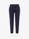 Max Mara Pegno Stretch Jersey Ankle Pants In Blue