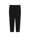 Max Mara Jersey Trousers With Belt Loops And French Pockets In Black