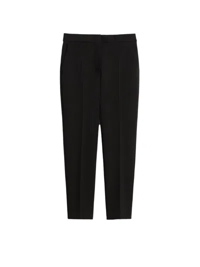 Max Mara Pegno Jersey Trousers In Black