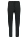 Max Mara Tailored Black Trousers With Smooth Finish And Functional Pockets In Black