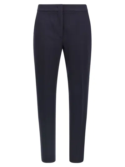 Max Mara Pegno Pants Blue In Black