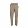 Max Mara Pegno Pants In Camel Viscose Blend In Green