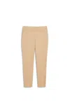 Max Mara Tailored Fit Trousers In Viscose Jersey In Miele