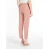 Max Mara Plain Jersey Casual Pants In Pink