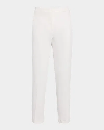 Max Mara Pegno Slim-leg Ankle Pants In Blue