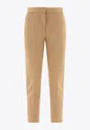 Max Mara Pegno Straight-leg Tailored Pants In Beige