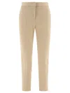 Max Mara Pegno Straight-leg Trousers In Neutral